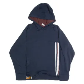 ADIDAS Mens Blue Hoodie L