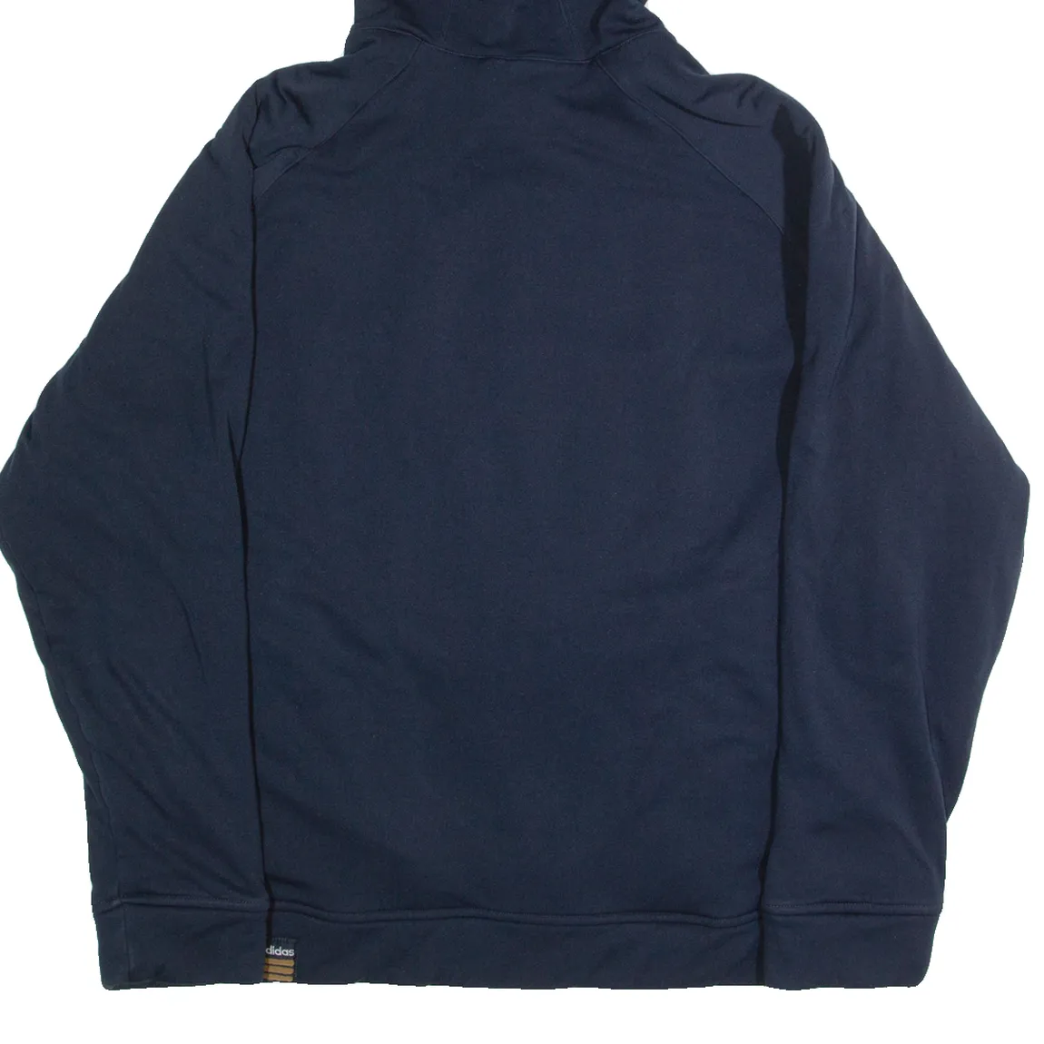 ADIDAS Mens Blue Hoodie L