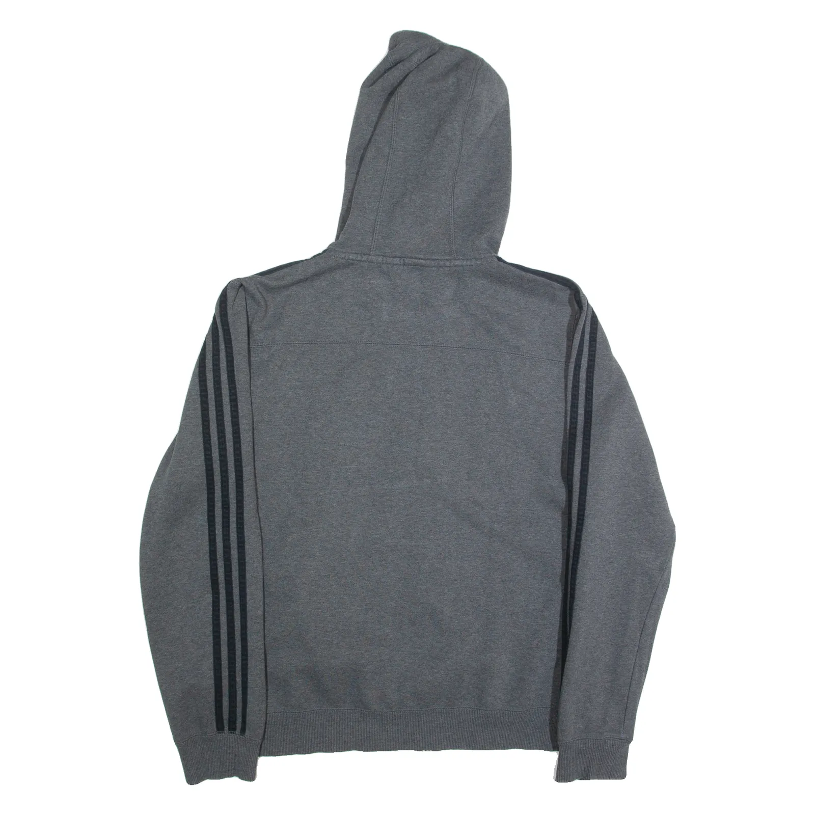 ADIDAS Mens Grey Hoodie Full Zip M