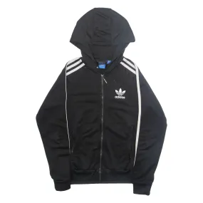 ADIDAS Womens Black Hoodie Full Zip S