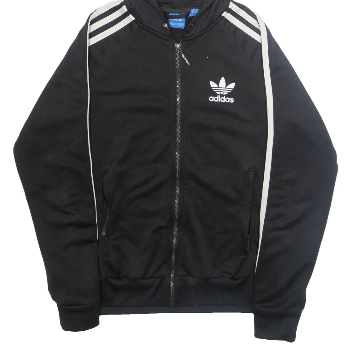 ADIDAS Womens Black Hoodie Full Zip S