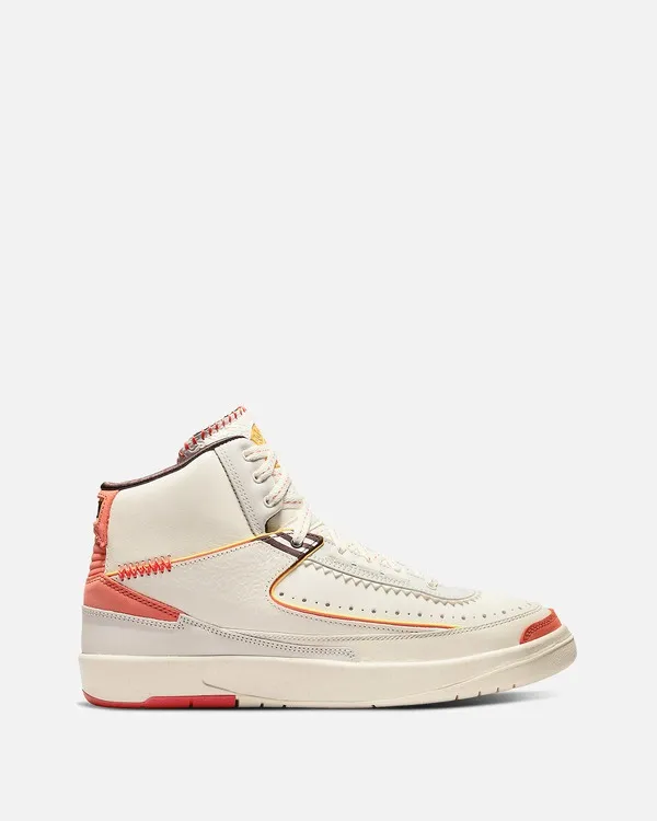 Air Jordan 2 SP x Maison Chateau Rouge shoes - Sail/Citron Pulse