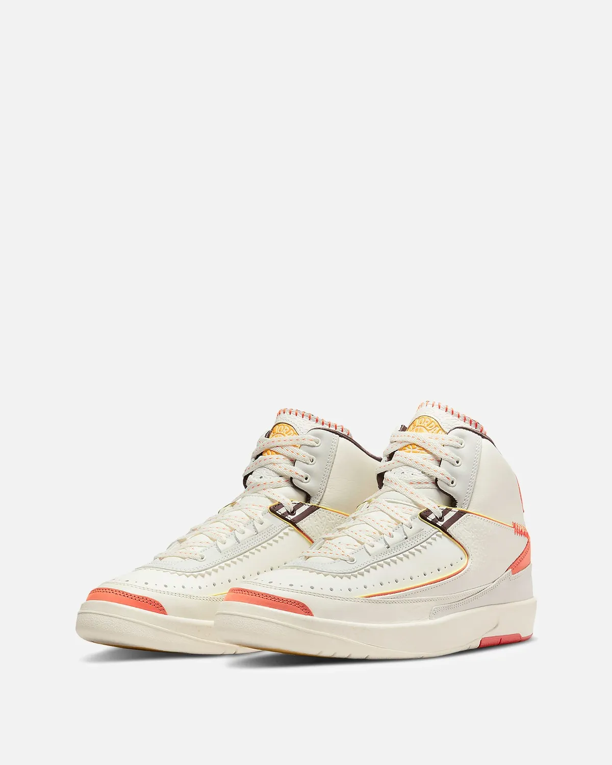 Air Jordan 2 SP x Maison Chateau Rouge shoes - Sail/Citron Pulse