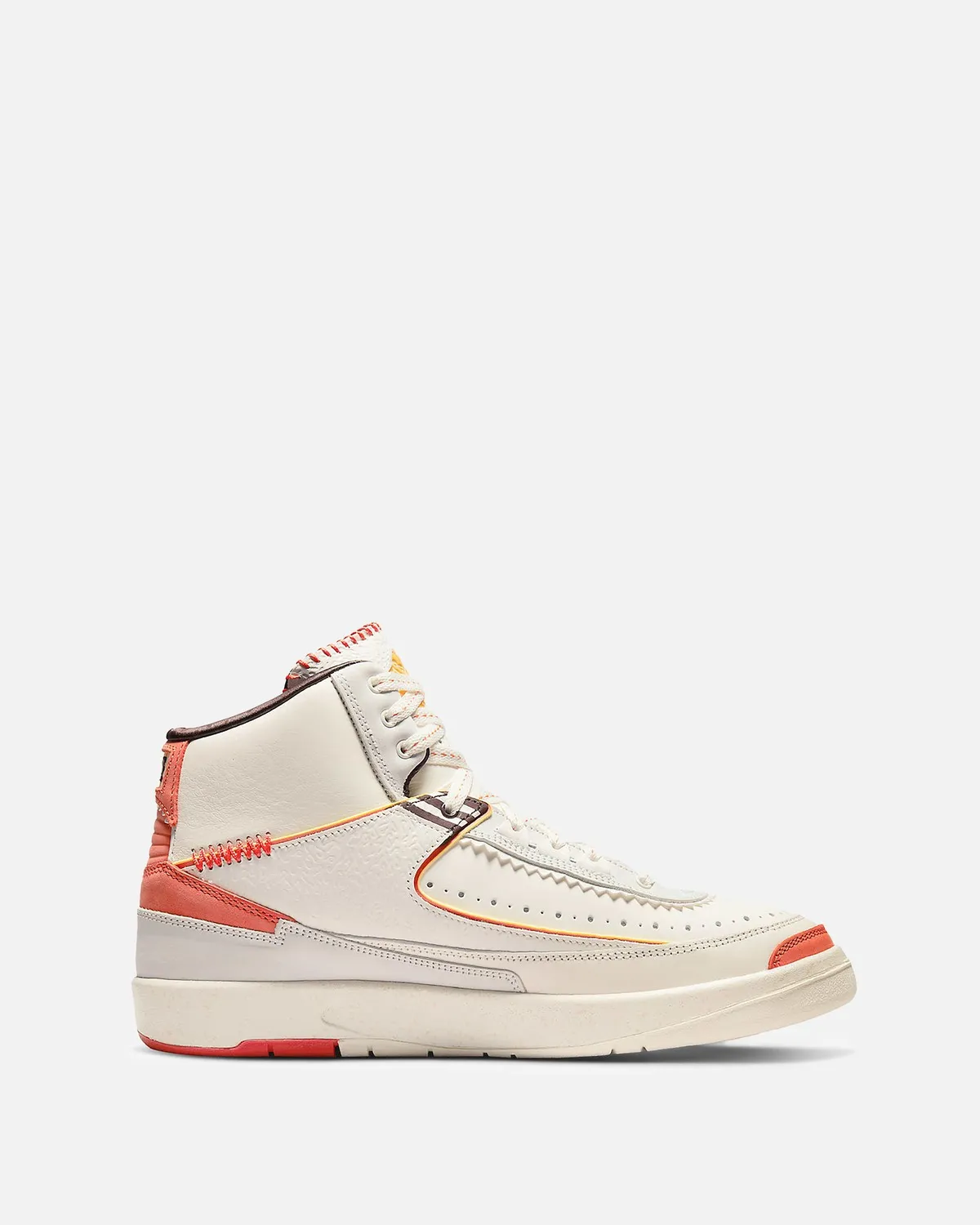 Air Jordan 2 SP x Maison Chateau Rouge shoes - Sail/Citron Pulse