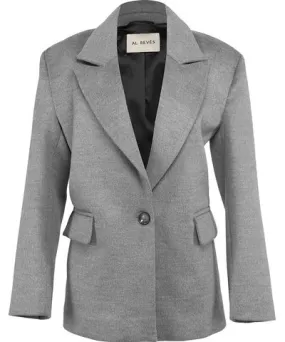 Al Reves Women's Grey Lucero Blazer