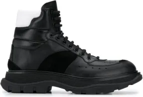 Alexander McQueen lace-up high-top sneakers Black