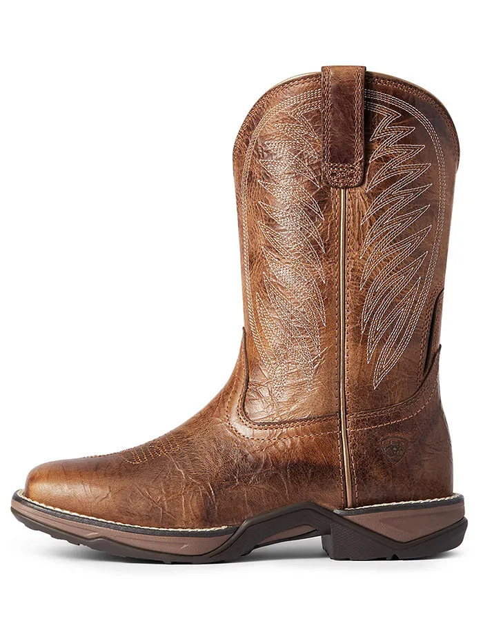 Ariat 10038379 Womens Anthem II Square Toe Western Boot Crackled Cottage