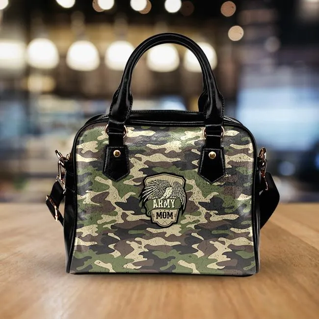 Army Mom Camouflage Handbag