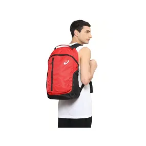 ASICS Spiral Logo Backpack (Classic Red/Performance Black)