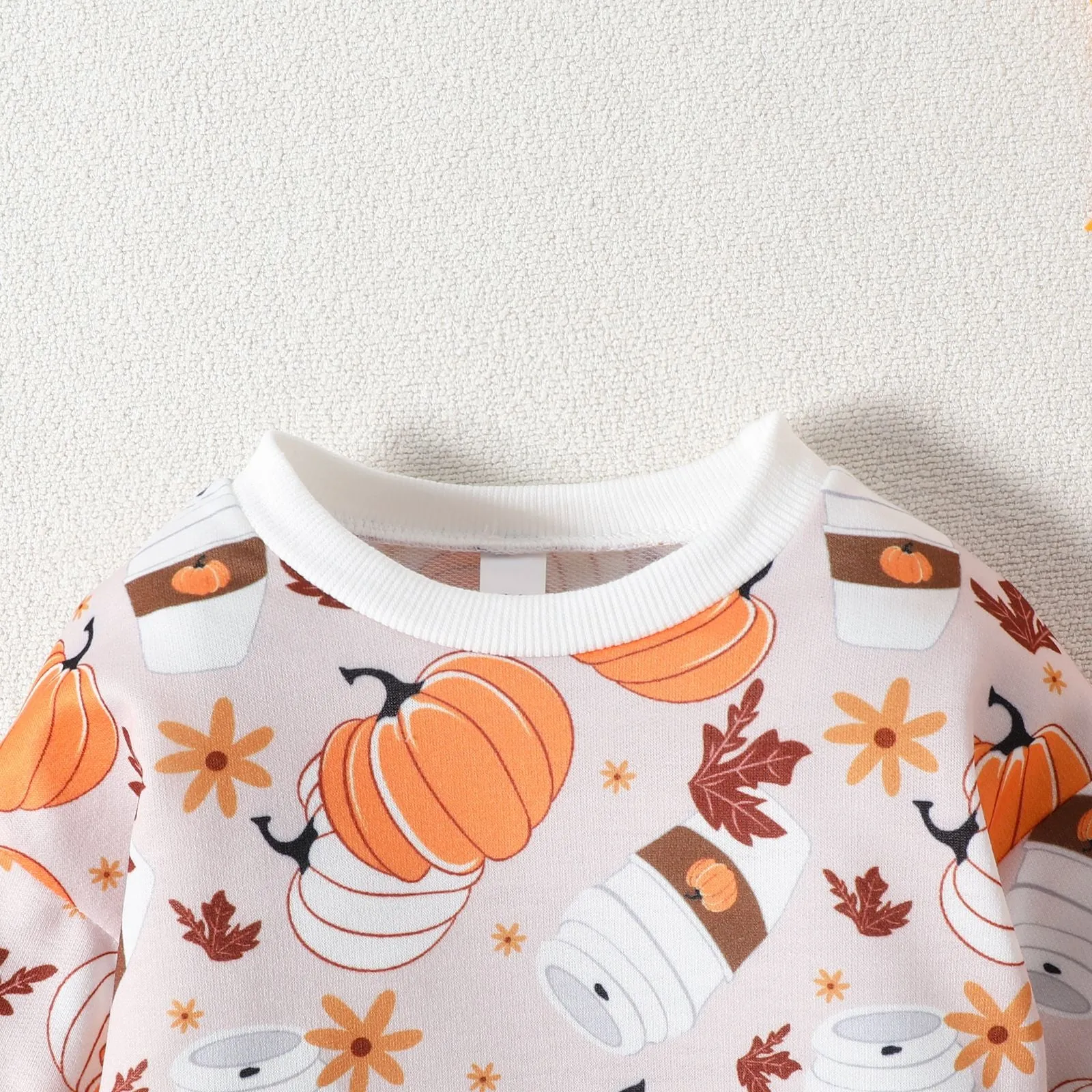 Baby Girls Letters Cartoon Print Halloween Rompers Wholesale 23090634