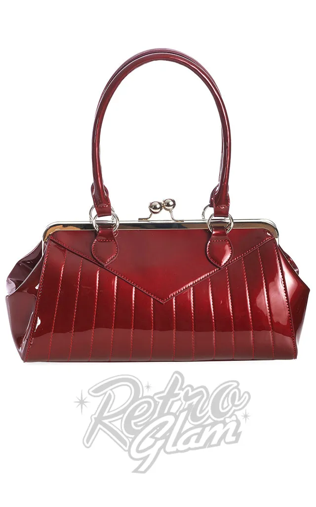 Banned Maggie May Handbag in Burgundy