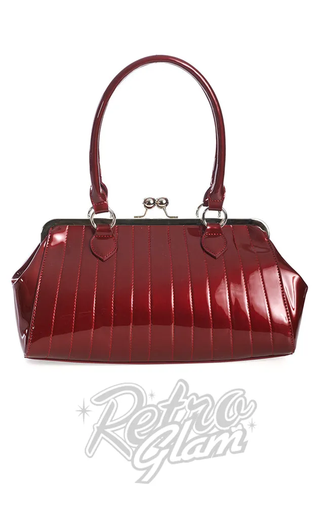 Banned Maggie May Handbag in Burgundy