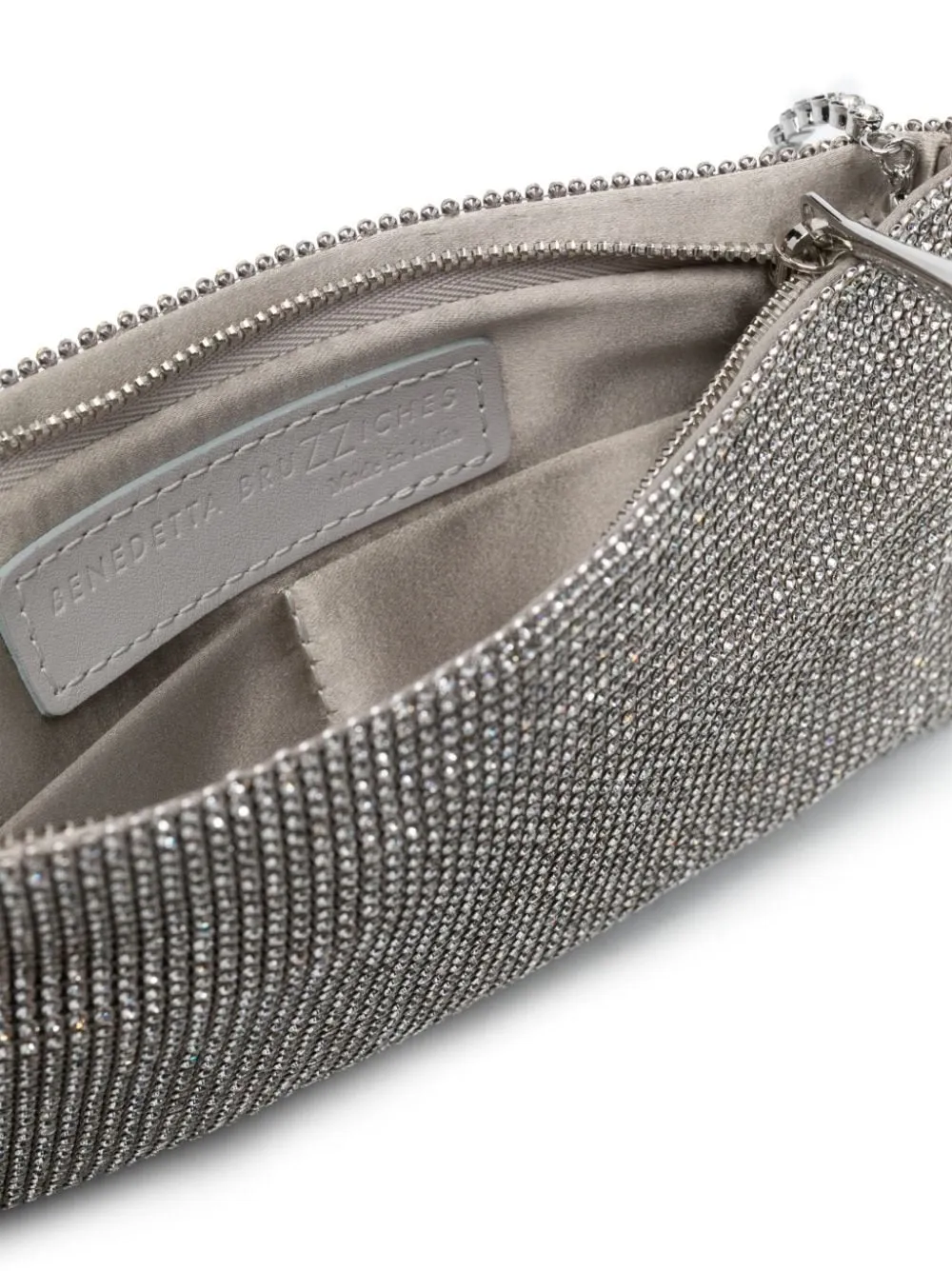 Benedetta Bruzziches Your Best Friend La Petite Handbag in Grigio