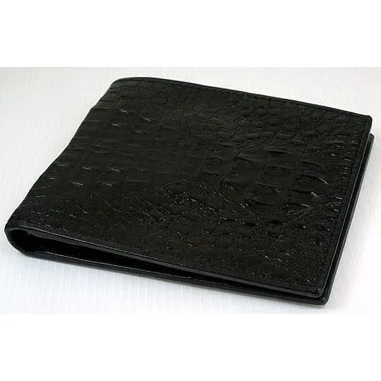 Black Head Crocodile Wallet