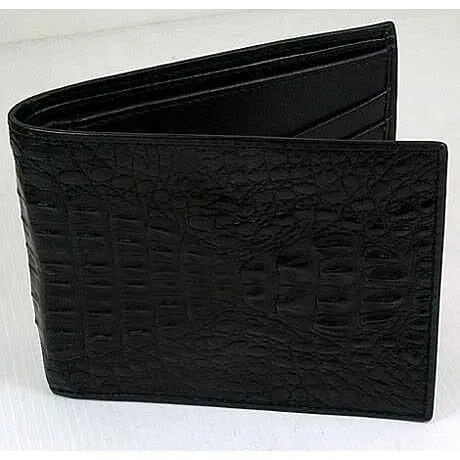 Black Head Crocodile Wallet