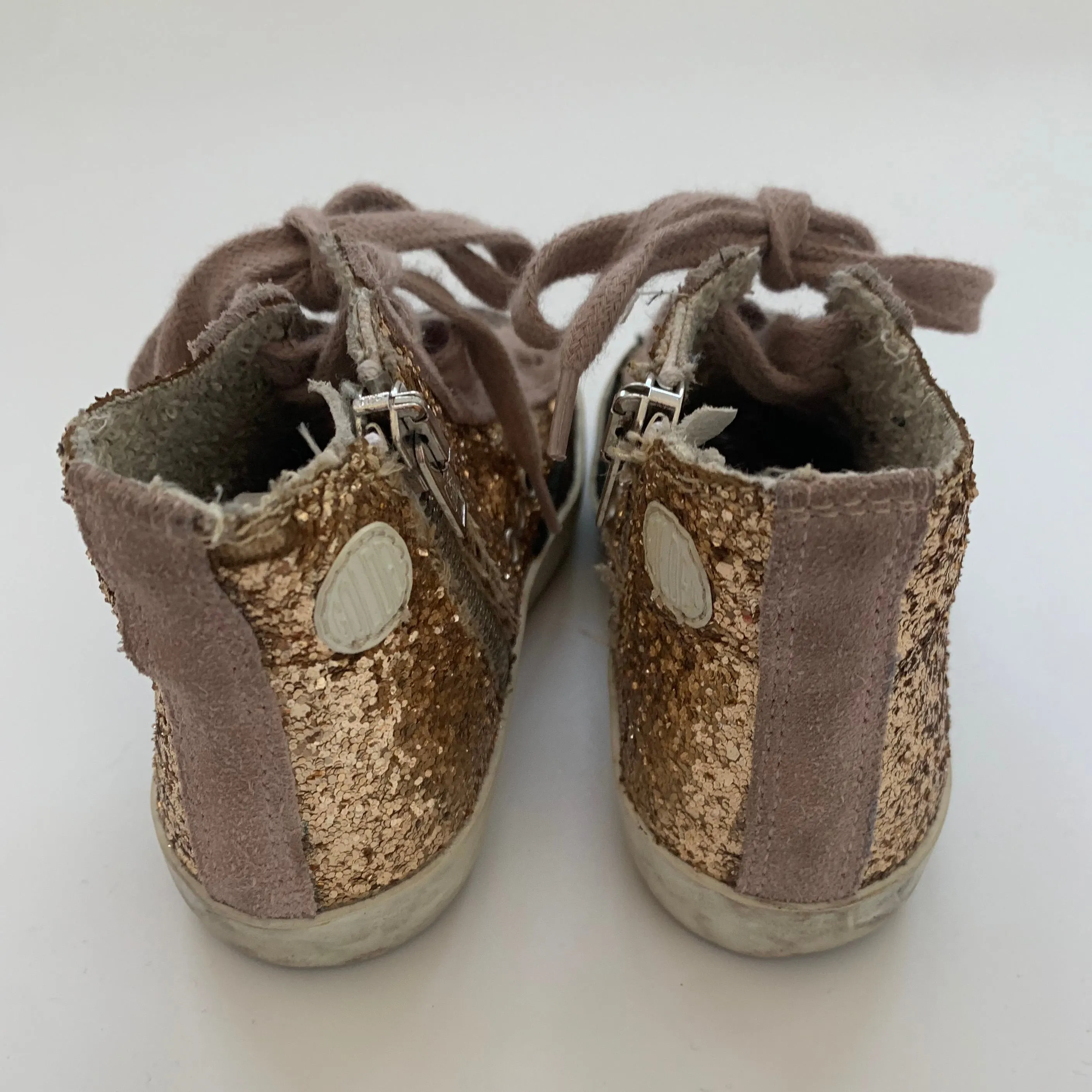 Bonpoint x Golden Goose Sequin High Top Sneakers: Size 24