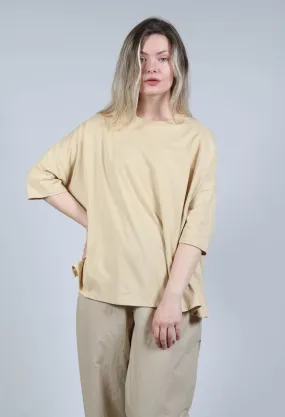 Boxy Fit T-Shirt in Natural