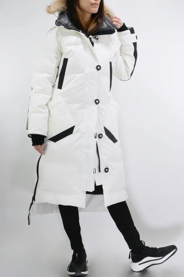 Canada Goose Womens *Parka Aldridge Black Label - North Star White