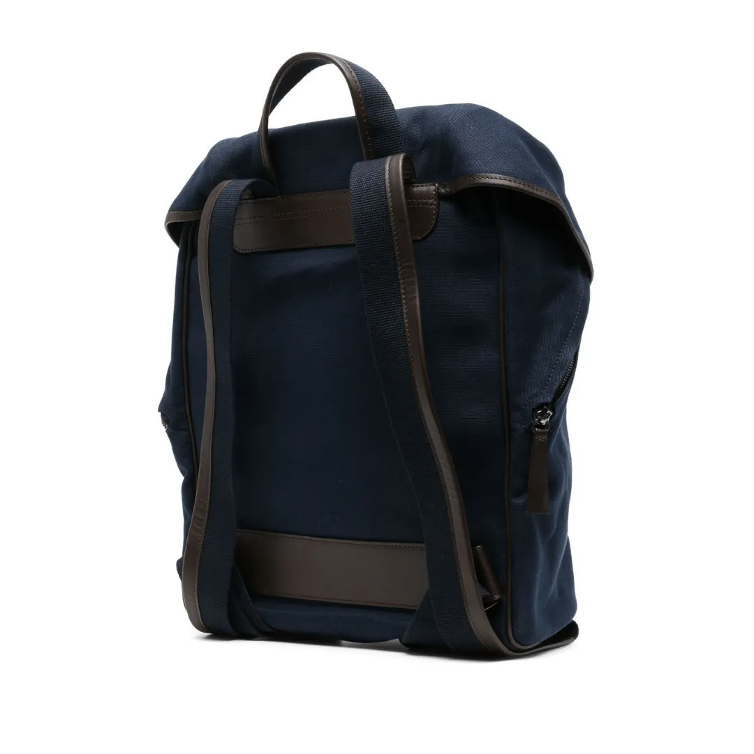 Canvas Lion Backpack - Navy