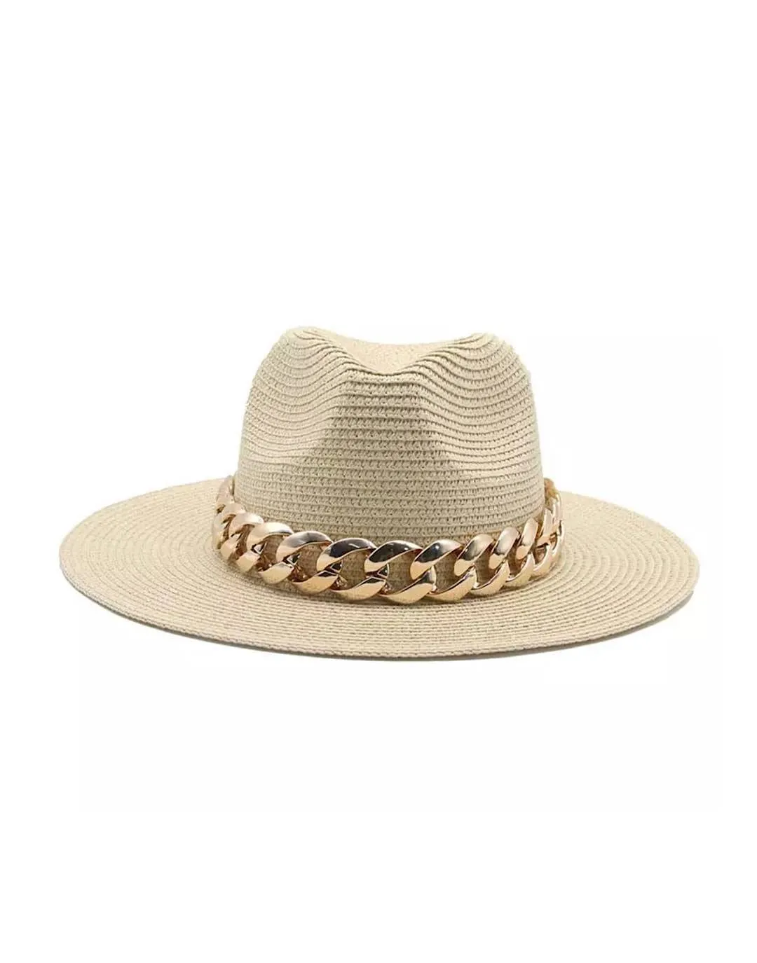 Chain Straw Summer Hat