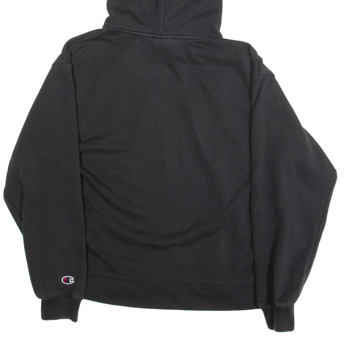 CHAMPION Smiley Womens Black Hoodie S