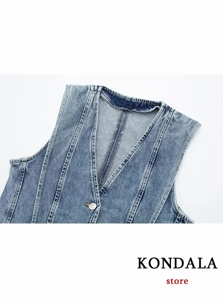 Chic Streetwear Denim Y2K Women Suit Fashion 2023 Summer V Neck Slim Sleeveless Vest High Street Zip Cool Mini Shorts