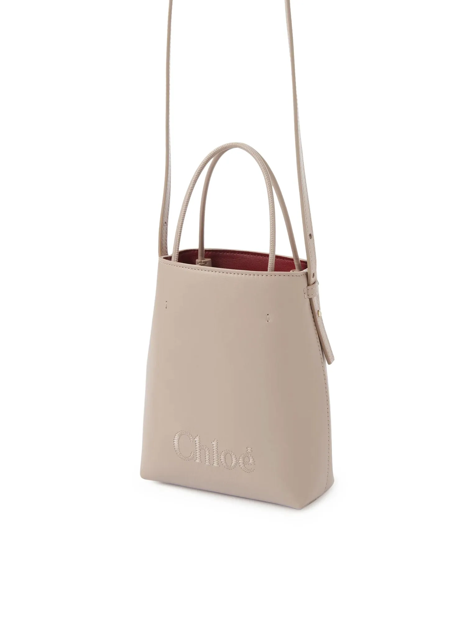 chloé sense micro tote bag