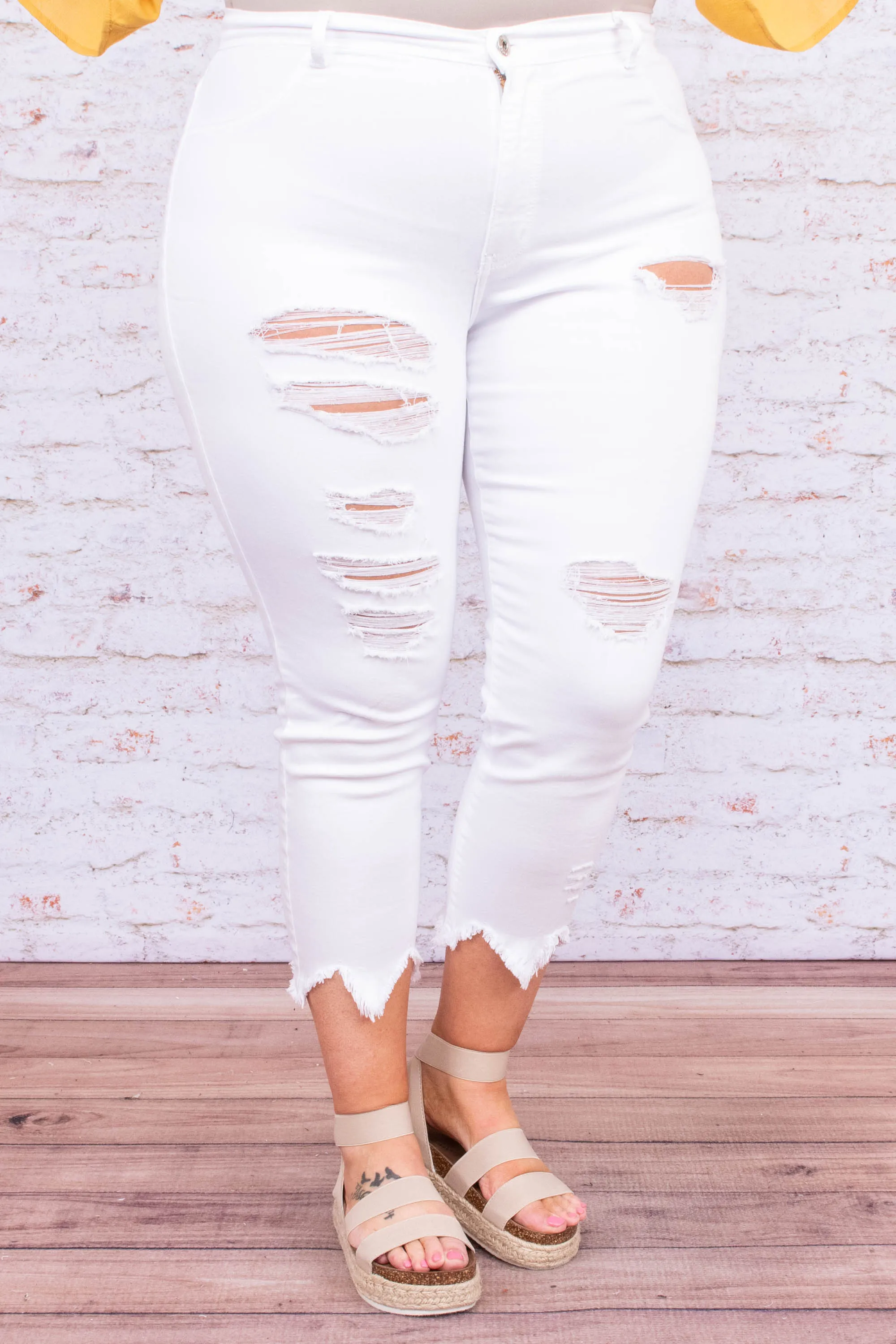 Comfort And Style Skinny Jeans, White