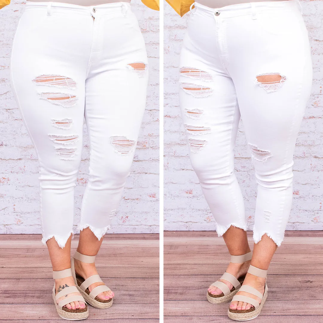 Comfort And Style Skinny Jeans, White