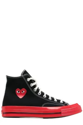 Comme Des Garons Play X Converse Chuck 70 High-Top Sneakers