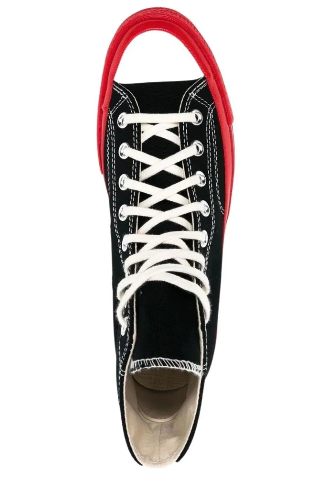 Comme Des Garons Play X Converse Chuck 70 High-Top Sneakers