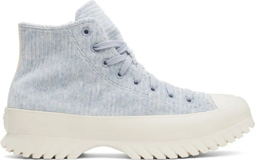 Converse Blue Chuck Taylor All Star Lugged 2.0 High-Top Sneakers