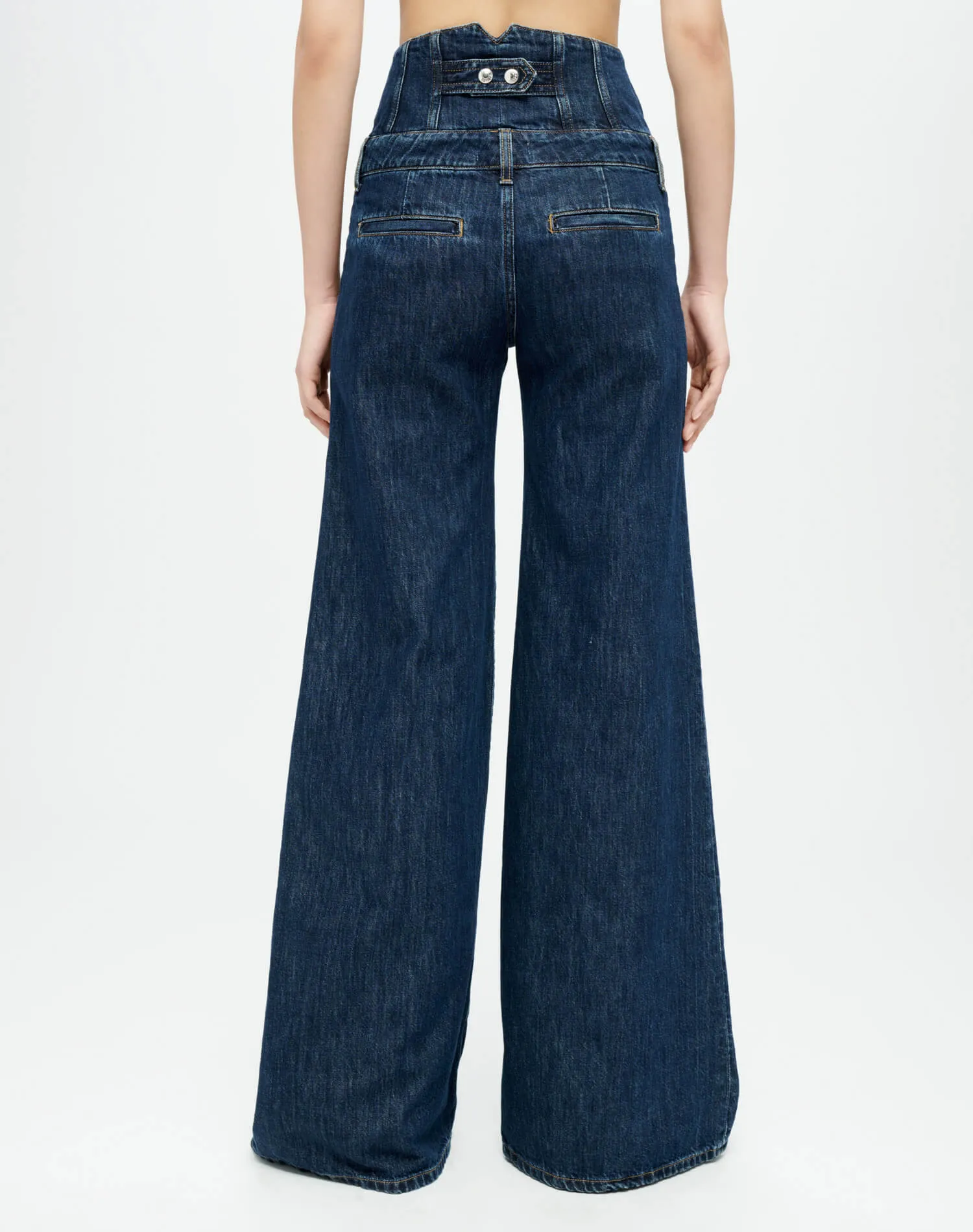 Corset Jean - Indigo Flow