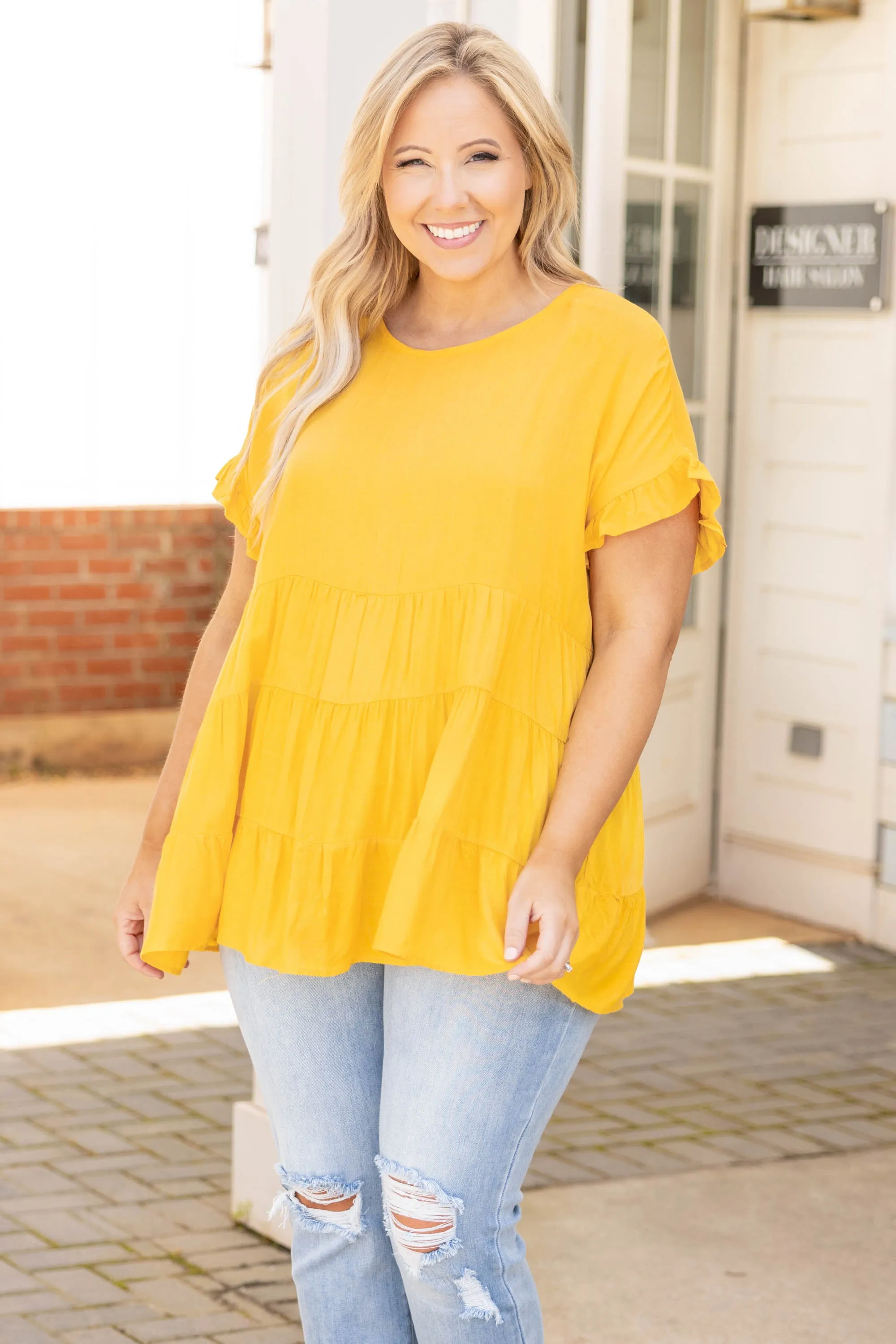 Defy The Odds Top, Marigold