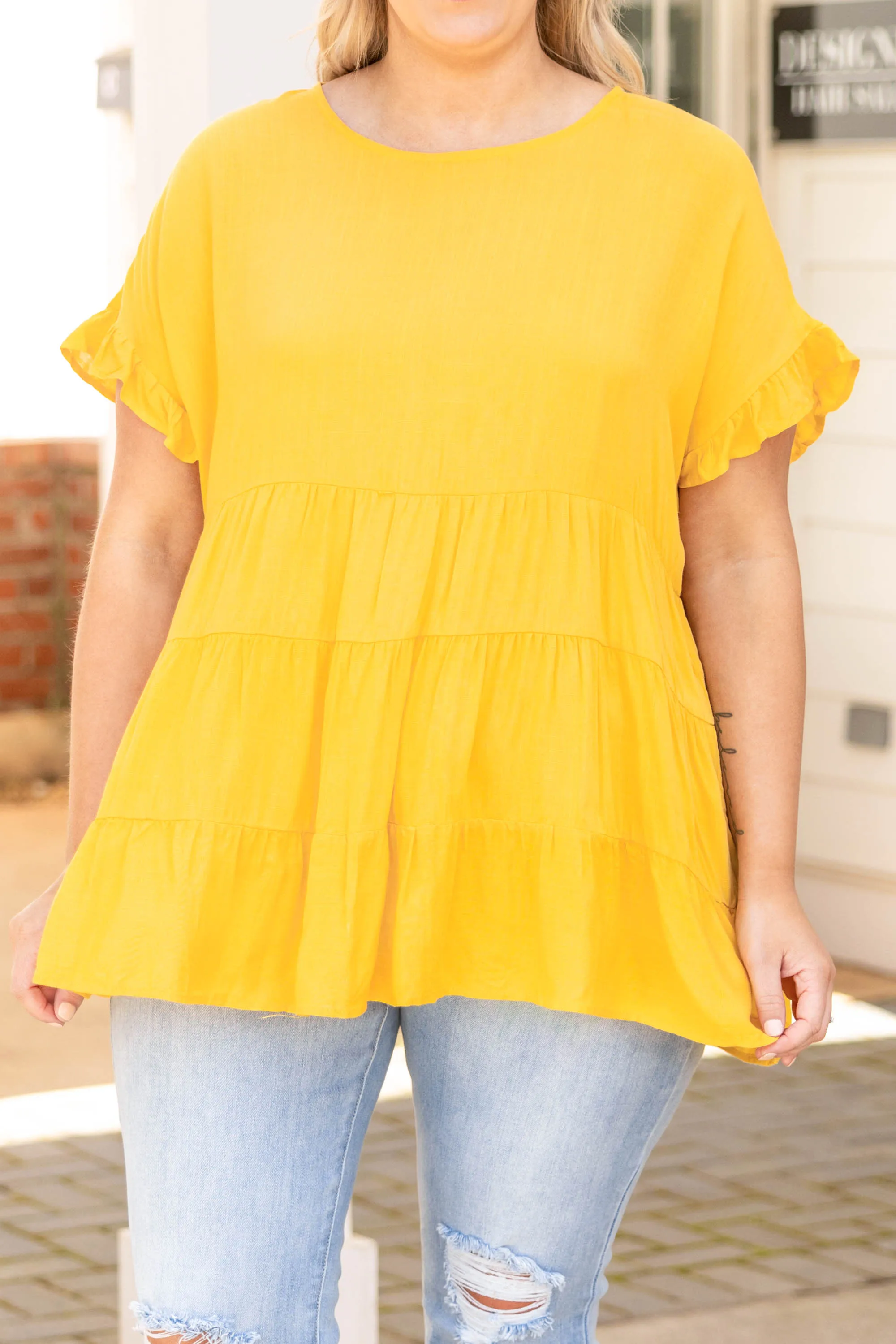 Defy The Odds Top, Marigold