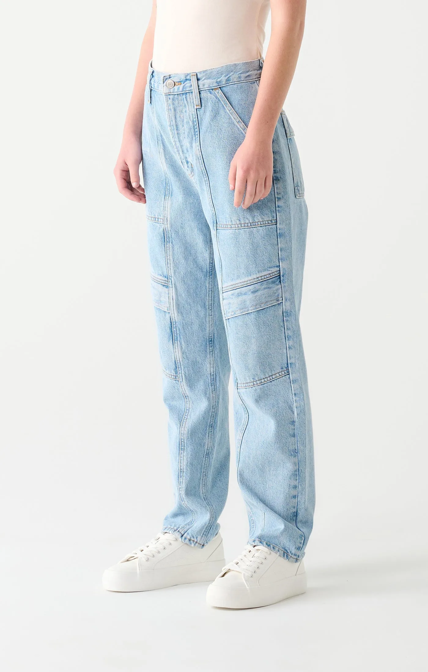 Dex Cargo Jean In Vintage Blue Wash