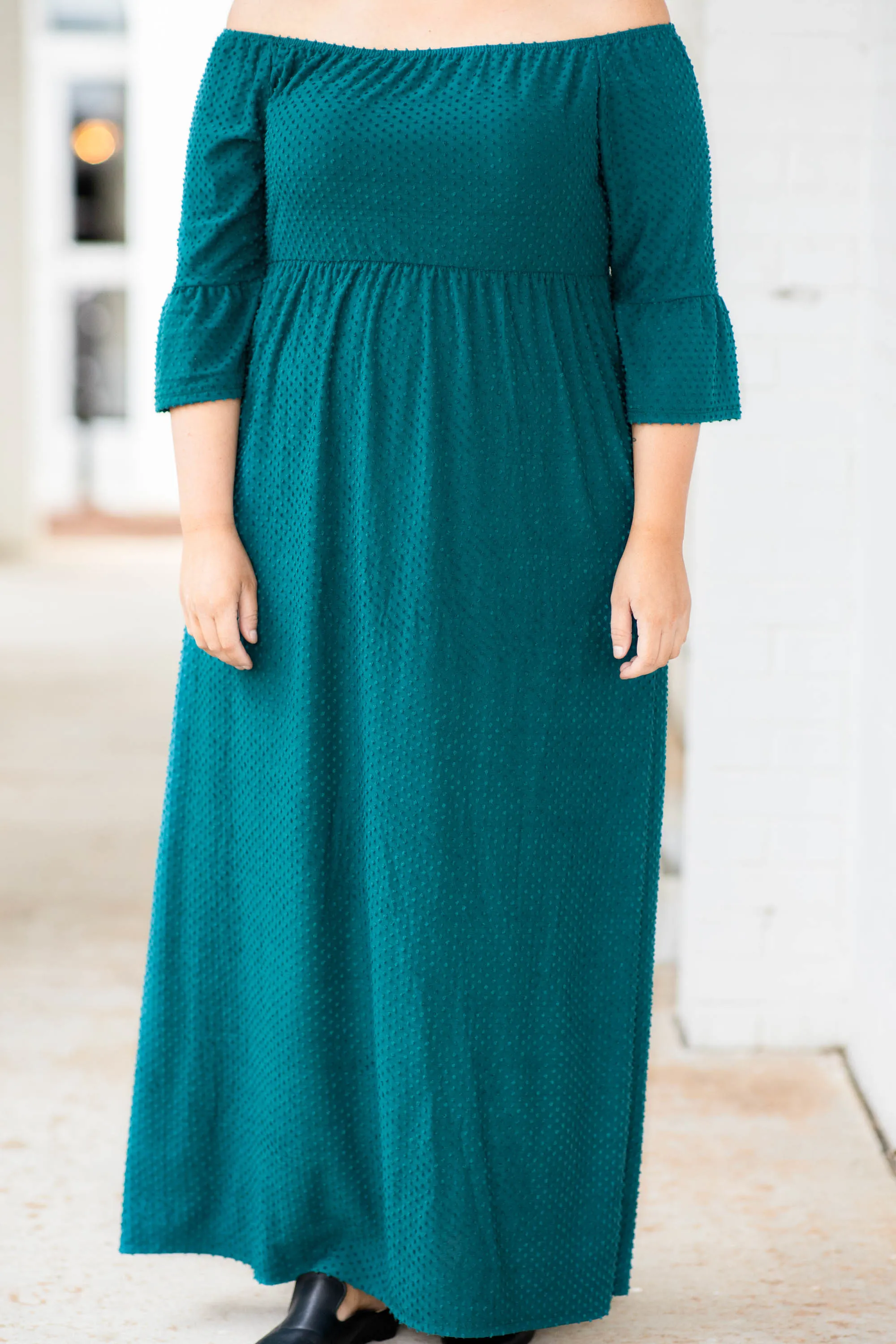 Downtown Days Maxi Dress, Teal