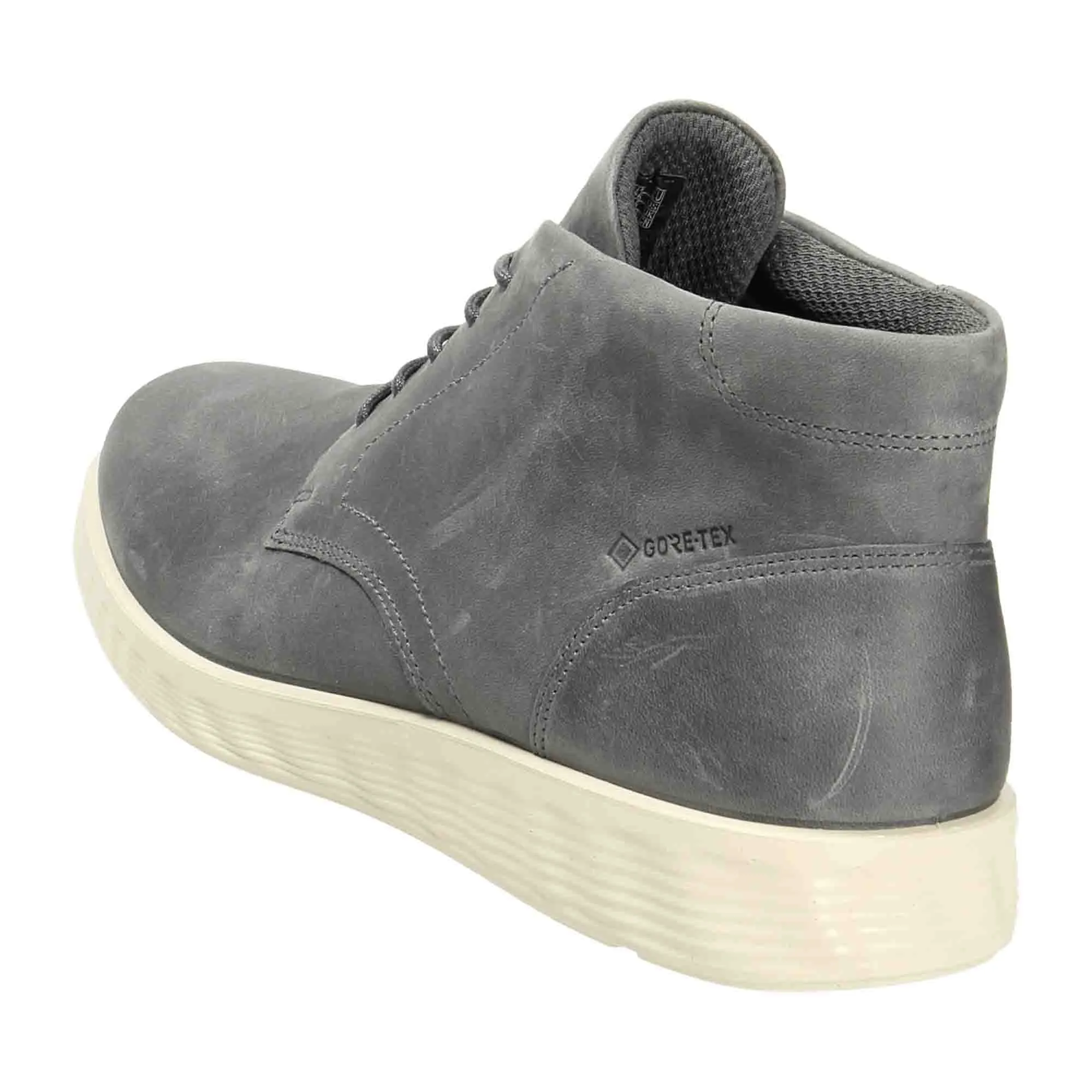 Ecco S Lite Hybrid Men's Gore-Tex Ankle Boots - Steel Gray, Waterproof and Breathable