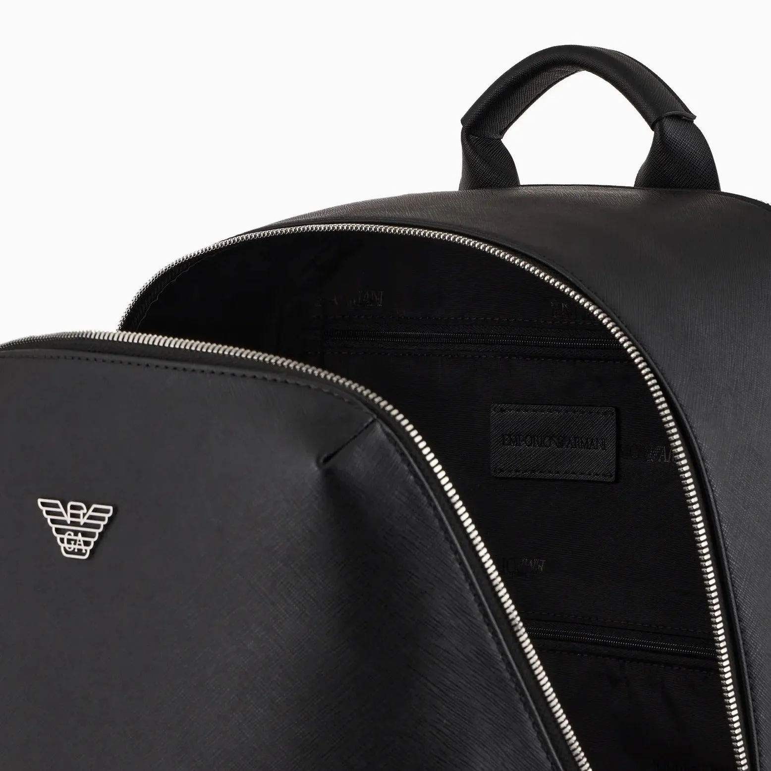 Emporio Armani Saffiano Leather Backpack