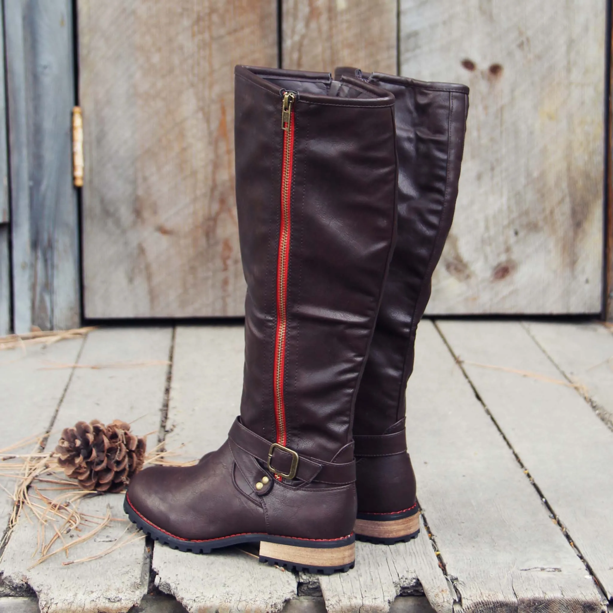 Flint Smoke Riding Boots