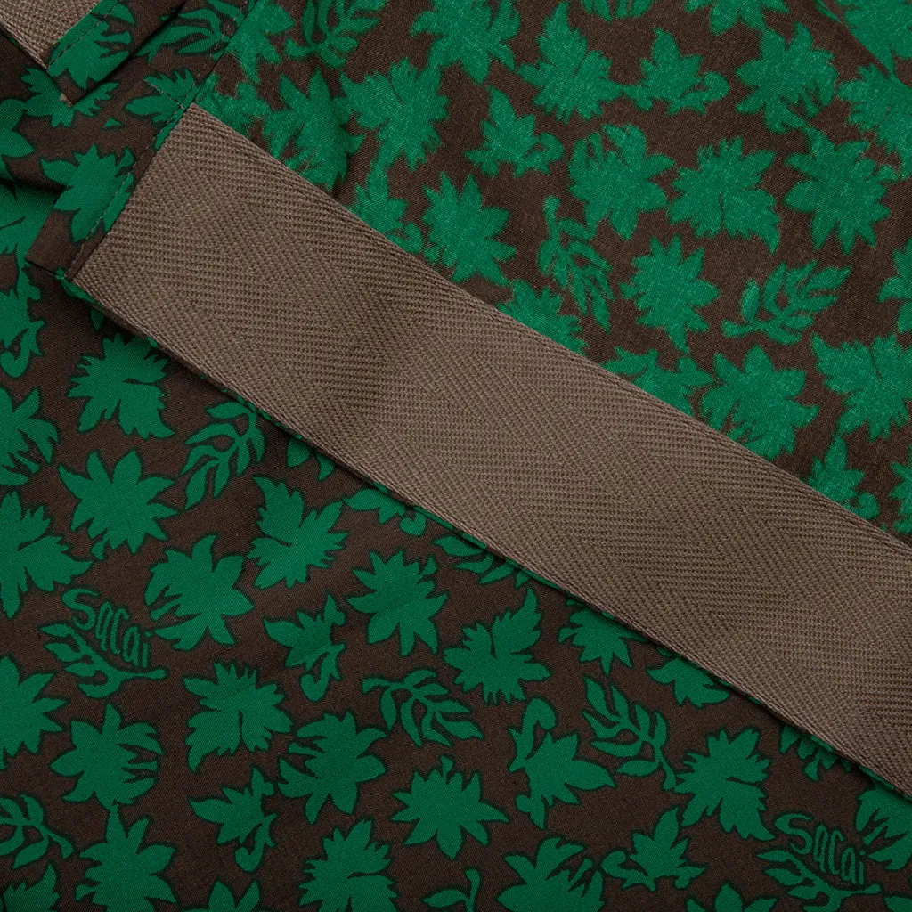 Floral Print Shirt - Green