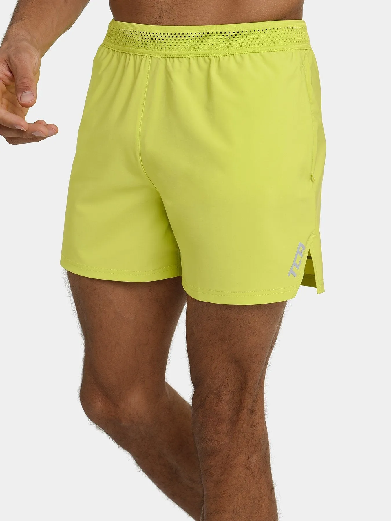 Flyweight Running Short With Zip Pockets & Relective Strips