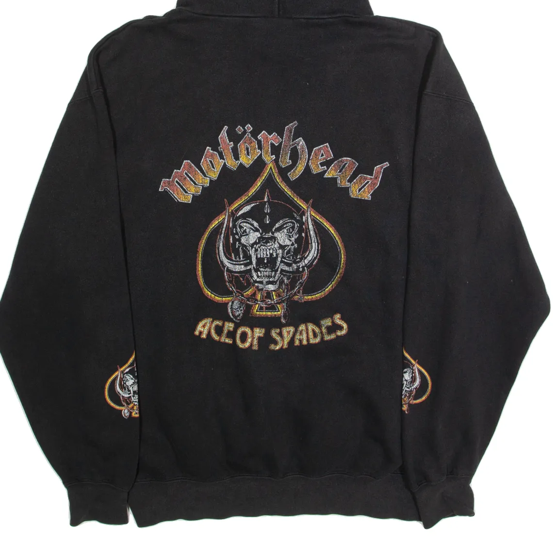 FRUIT OF THE LOOM Mens Black Hoodie XL