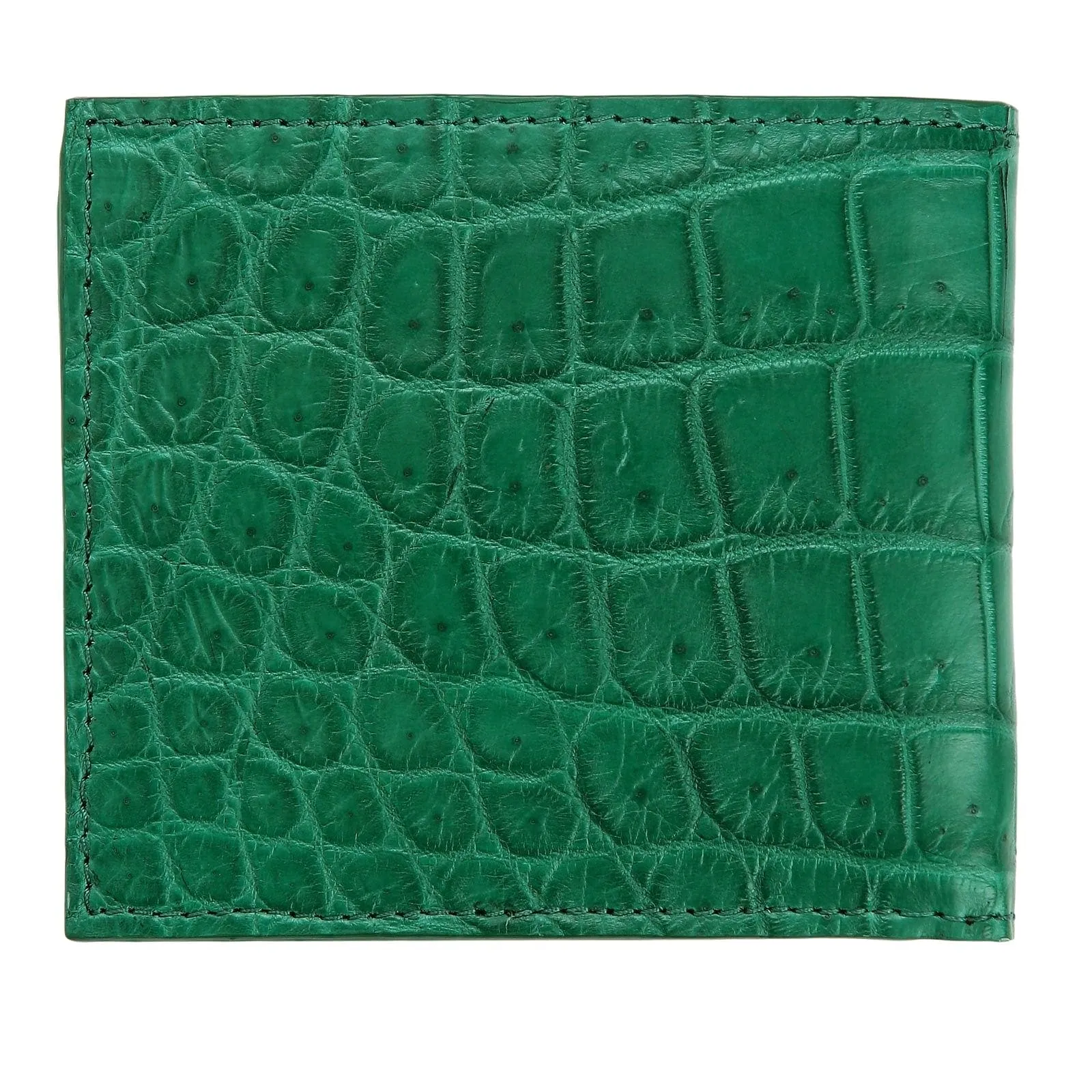 Genuine Green Stomach Crocodile Leather Men's Wallet