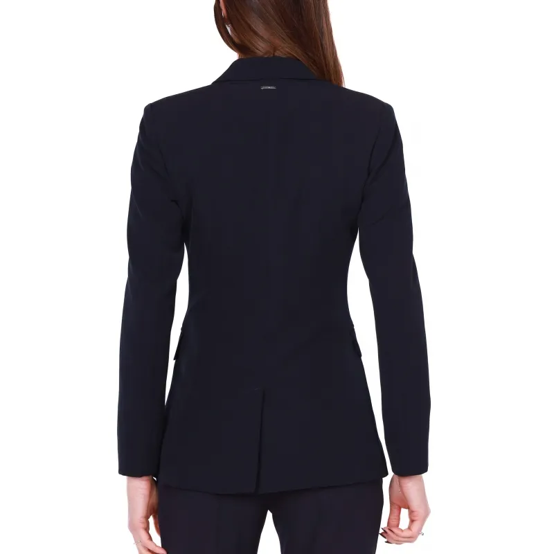 GIACCA BLAZER IN TESSUTO TECNICO, BLU