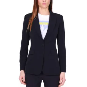 GIACCA BLAZER IN TESSUTO TECNICO, BLU