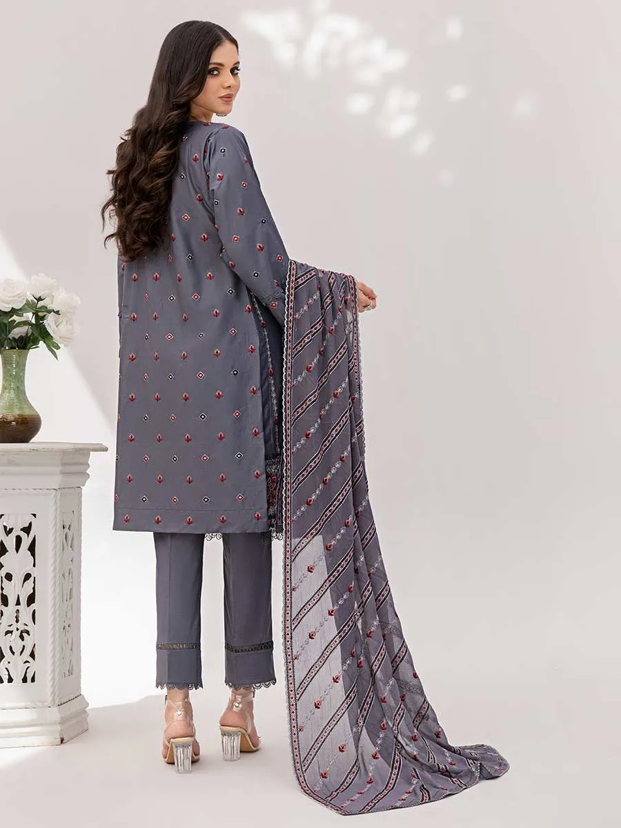 Gul-E-Noor By Aalaya Embroidered Lawn Unstitched 3 Piece Suit - 08