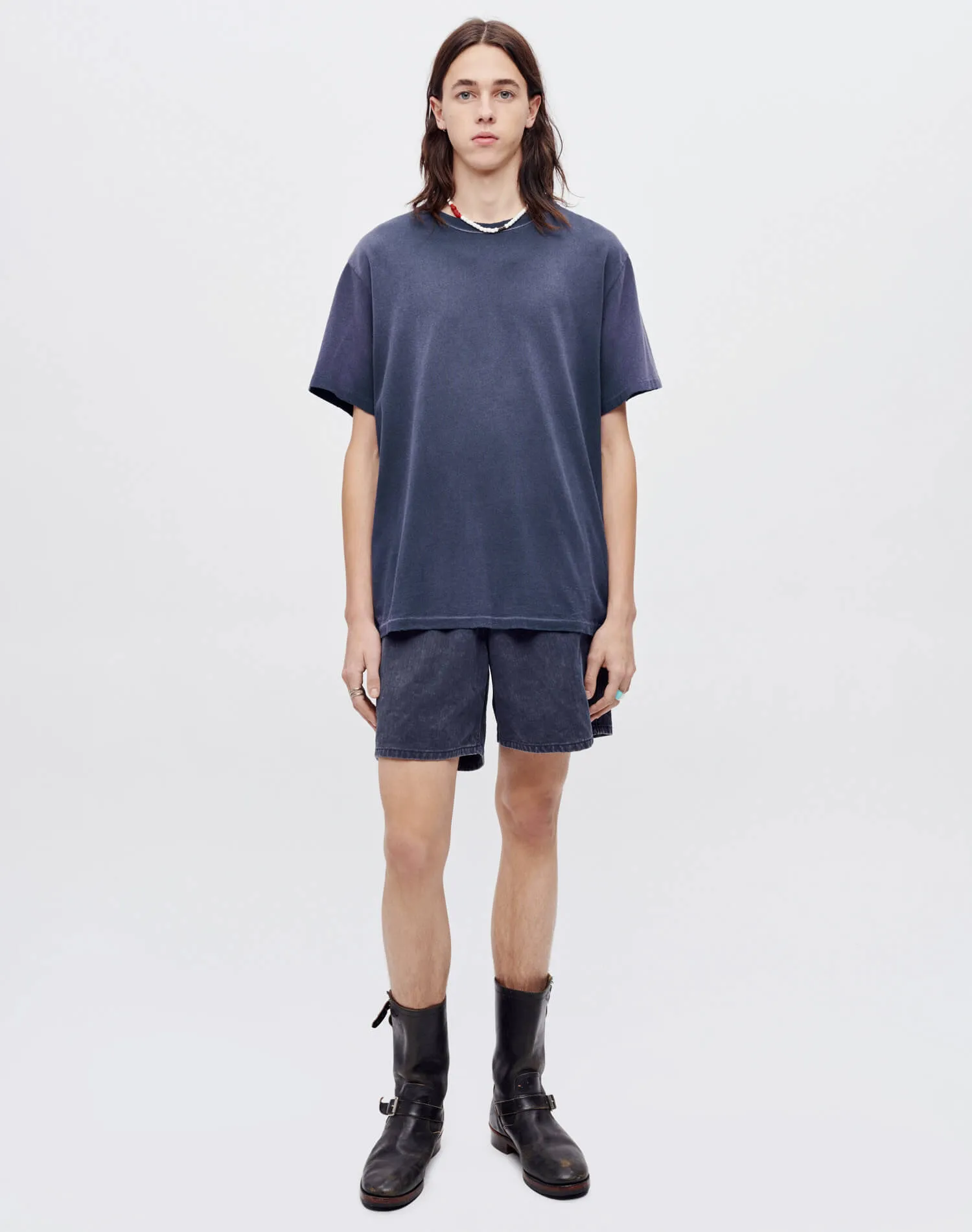 Hanes Loose Tee - Sun Faded Navy