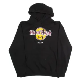 HARD ROCK CAFE Malta Mens Black Hoodie XL