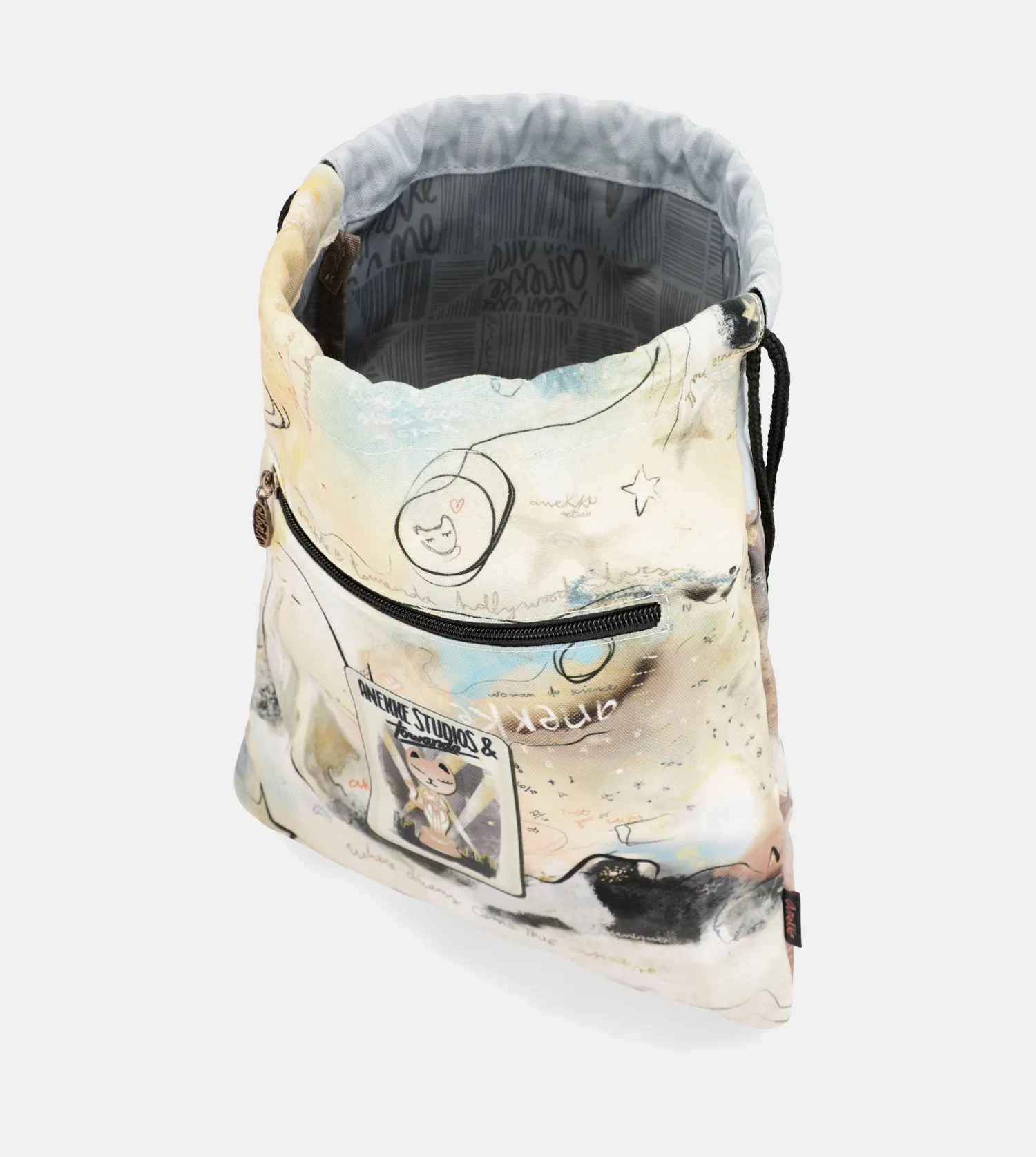 Hollywood fabric drawstring backpack